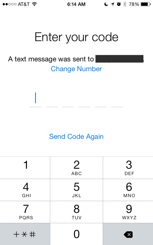 text message secret code