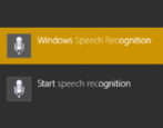 how to turn on win8 speech recognition