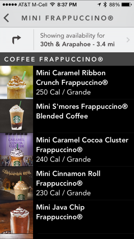 order your favorite starbucks beverage from the app