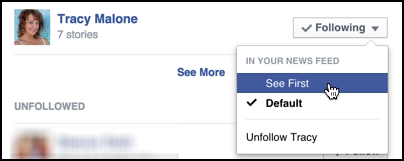 see first option from facebook fb newsfeed news feed