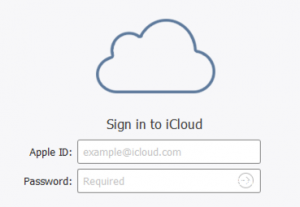 sign in to iCloud to recover backup data from ios8 iphone