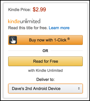 default kindle device name on amazon.com