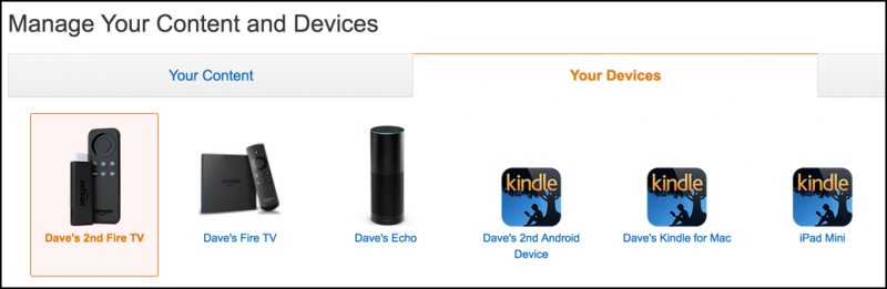 list of kindle devices and apps