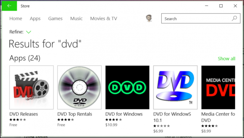 dvd player for windows 10 free