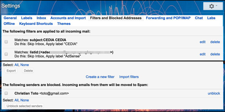 unblock someone you blocked in gmail