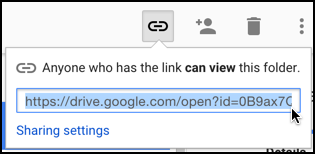 share google drive gdrive folder link url