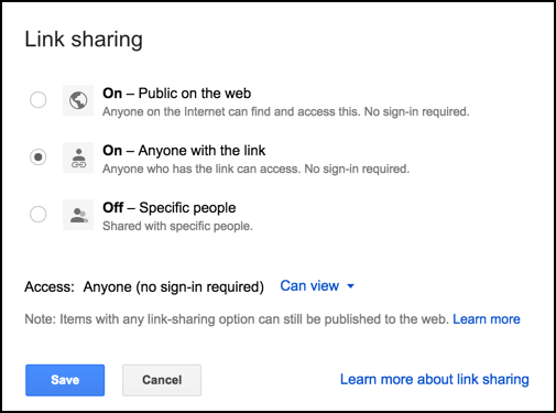 customize permissions on google drive gdrive share