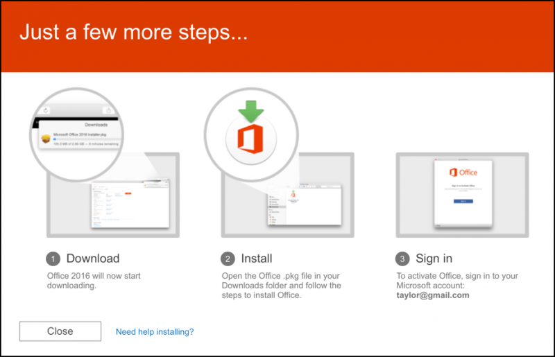 Microsoft office for mac installer