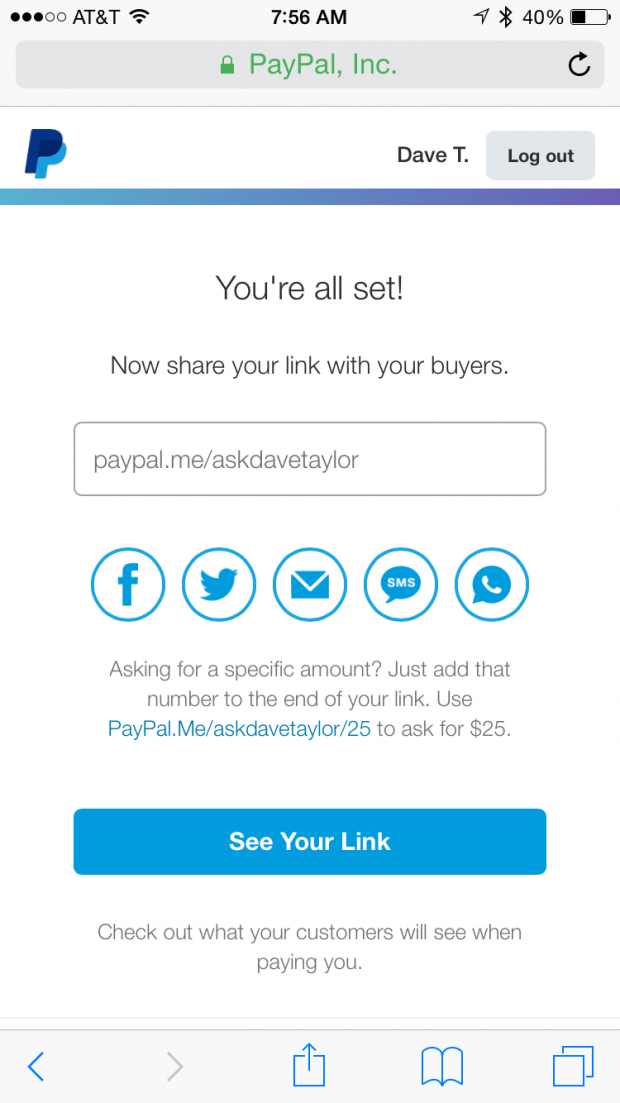 Getting Started with Paypal.me Payments?