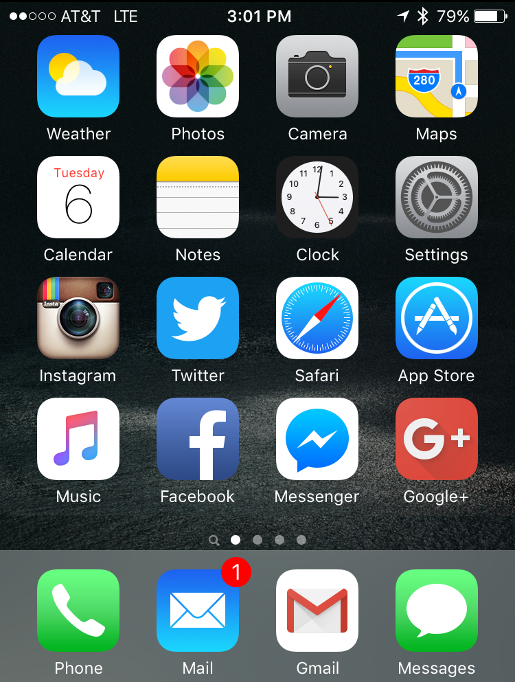 look for clock app icon apple iphone ios 9 ios9