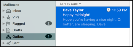 apple mail update el captian with email scheduler