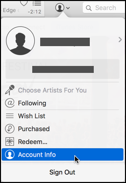itunes apple account > account settings
