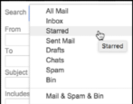 search gmail email star starred messages