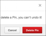 how to delete a photo photograph image picture pin off pinterest pinboard board