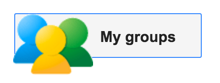 google groups my groups button