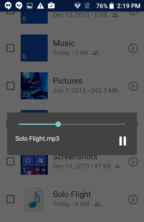 playing mp3 song from onedrive on apple iphone ios 9 ios9