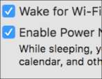 enable disable turn off power nap sleep feature mac os x imac macbook air pro
