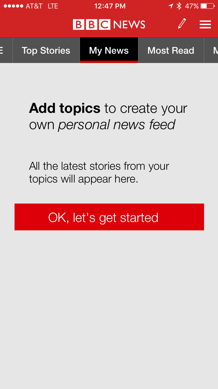 add my news to bbc news app iphone ios