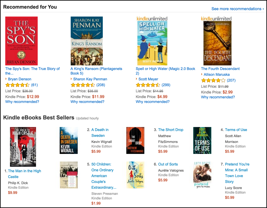 amazon kindle bookstore #2