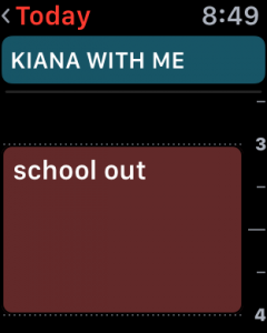 day view, calendar app, apple watch