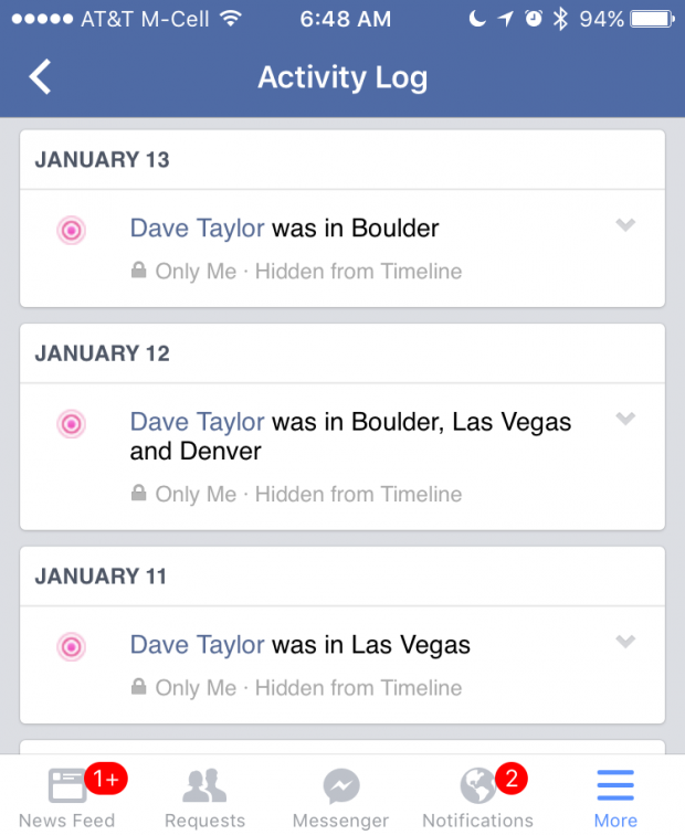 Stop Facebook from tracking your location? from Ask Dave Taylor