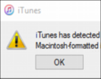 fixing a mac formatted ipod windows 7 10 itunes