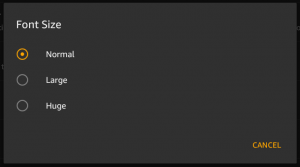 Increase font size on Amazon Kindle? - Ask Dave Taylor