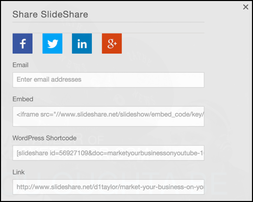 share window, slideshare