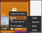 update customize change windows 10 win10.1 start menu tiles