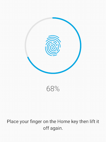 android 6.0 marshmallow galaxy s7 set up fingerprint finger security unlock