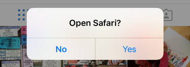 open safari web browser? iOS 9 iphone ipad prompt