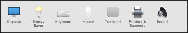 look for keyboard in system preferences, mac os x