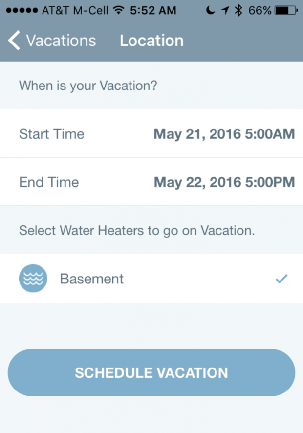 Set Rheem Water Heater Vacation Mode? from Ask Dave Taylor