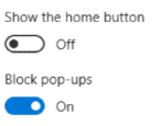 customize microsoft edge web browser home button new tabs, windows 10 win10