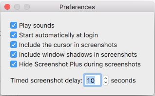 mac screenshot plus preferences settings