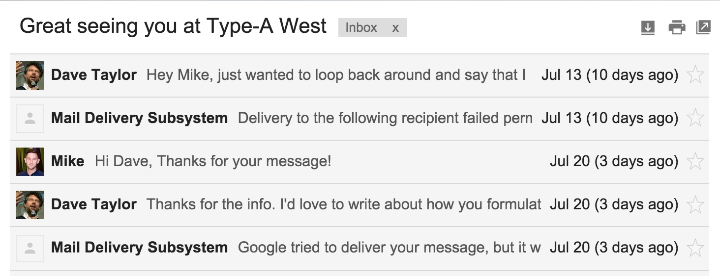 can you delete part of an email thread in gmail
