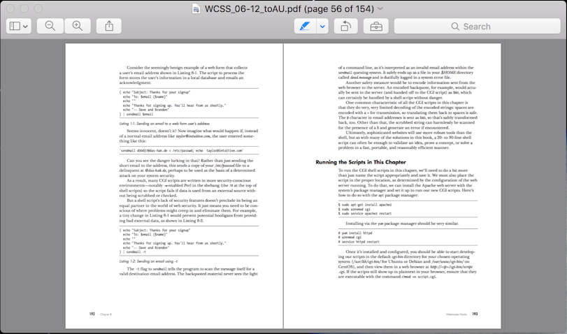 mac os x preview pdf viewer with grey background color
