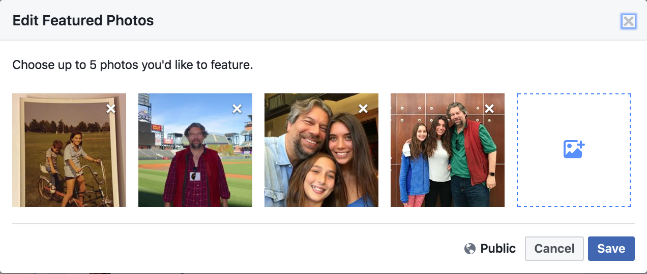 facebook suggested featured photos, my profile