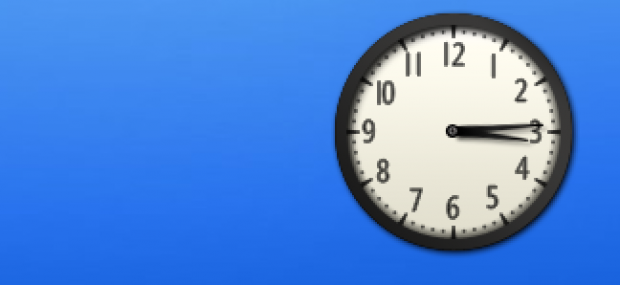 windows 10 analog clock in taskbar 2018