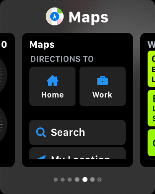 apple watch dock timer