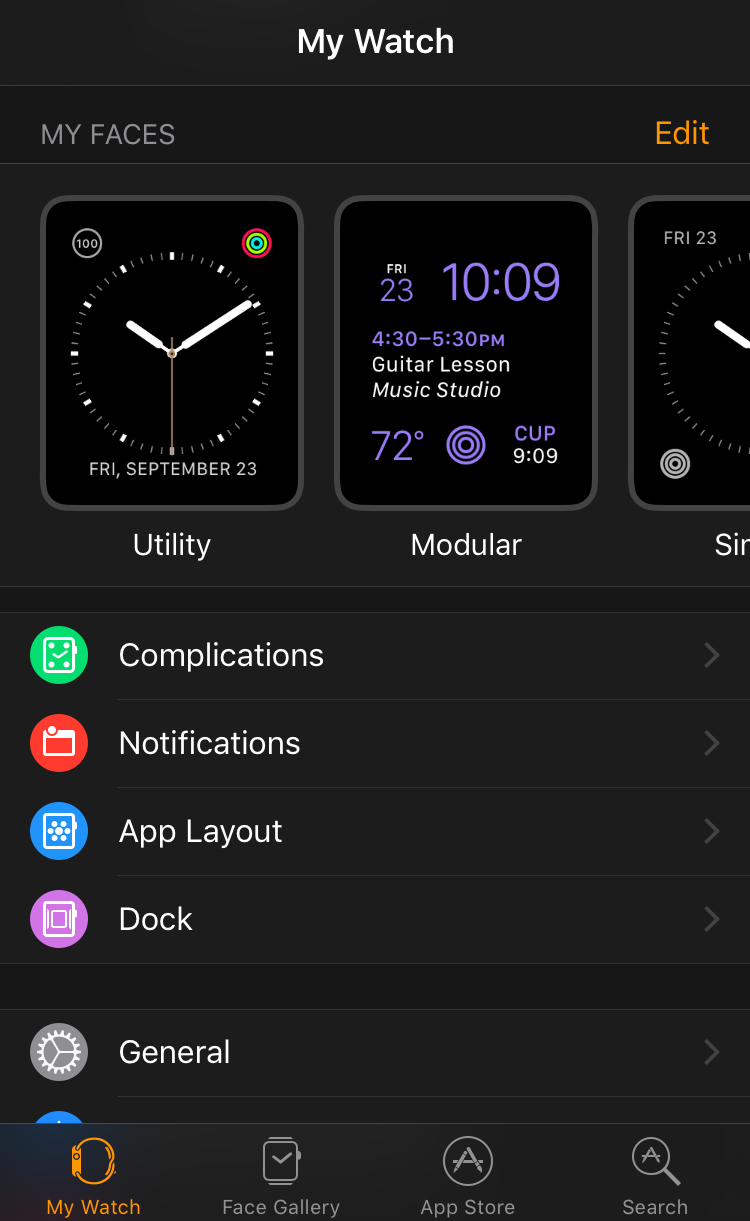 apple watch watchos 3 iphone app