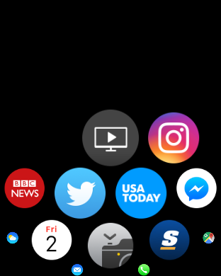 xfinity tv remote app icon, apple watch