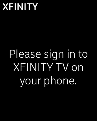 sign in to your xfinity tv on iphone