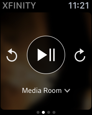 control the xfinity tv with your apple watch