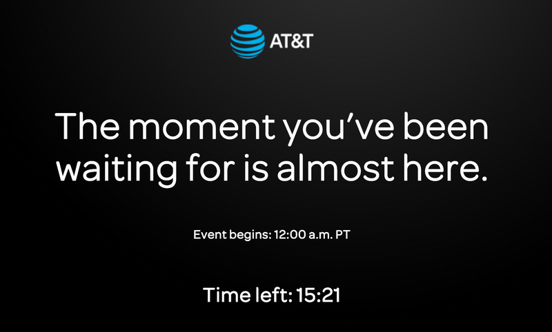 iphone 7 purchase from at&t wireless - timer countdown waiting to pre-order