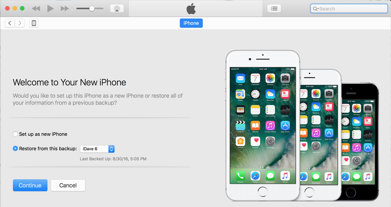 welcome to your new iphone 7 apple itunes