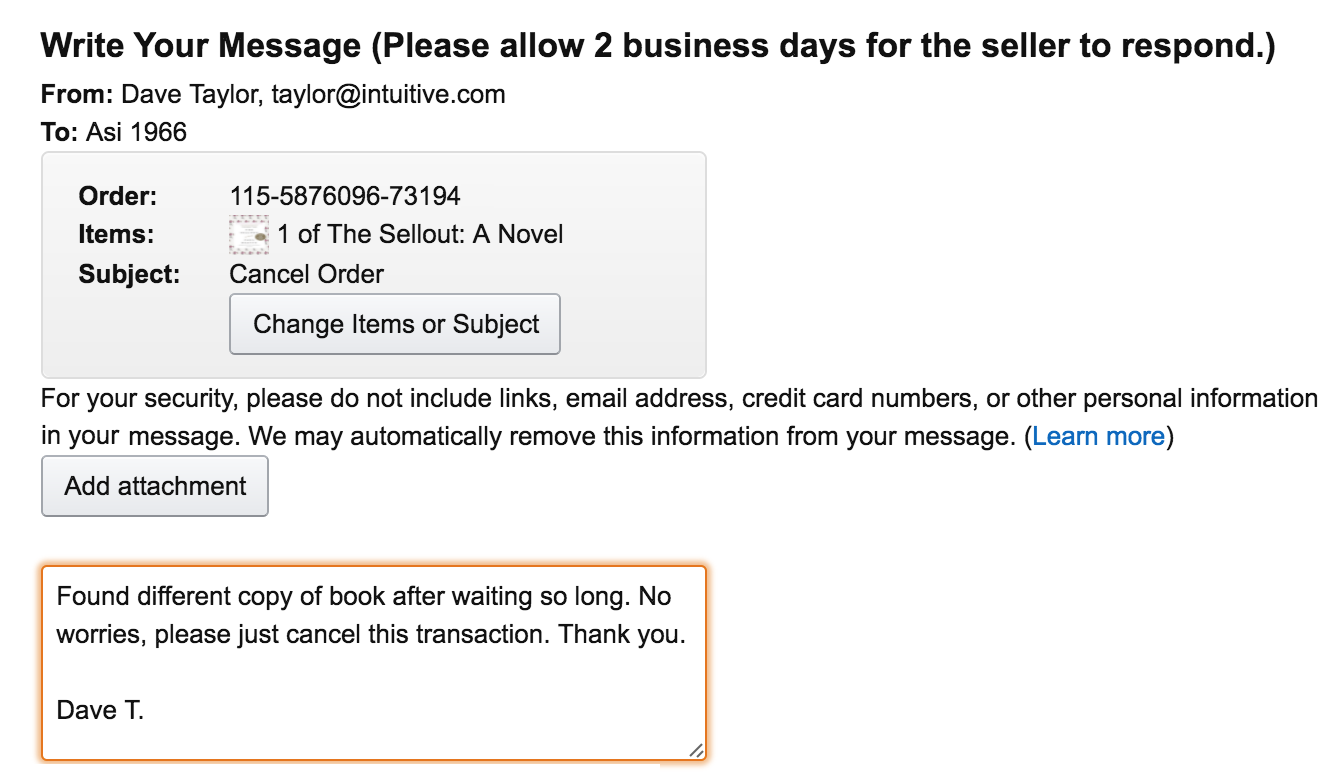 request to cancel transaction on amazon.com