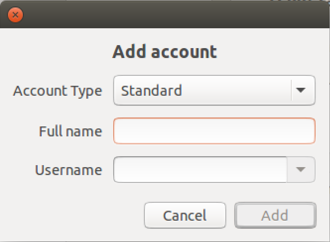 add new user account, ubuntu linux unix