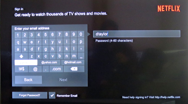 log in to your netflix account, comcast xfinity x1