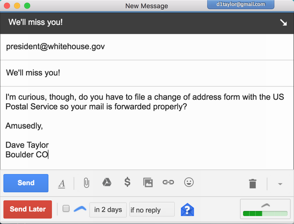 send gmail messages later